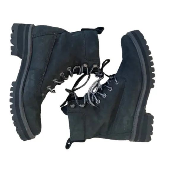 Timberland Courmayeur Valley 6” Women's Boot Black Nubuck Size 8