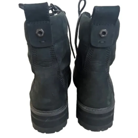Timberland Courmayeur Valley 6” Women's Boot Black Nubuck Size 8