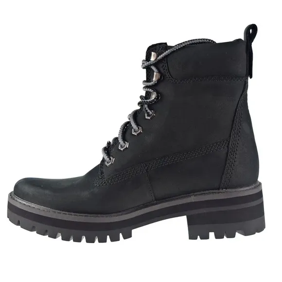 Timberland Courmayeur Valley 6” Women's Boot Black Nubuck Size 8