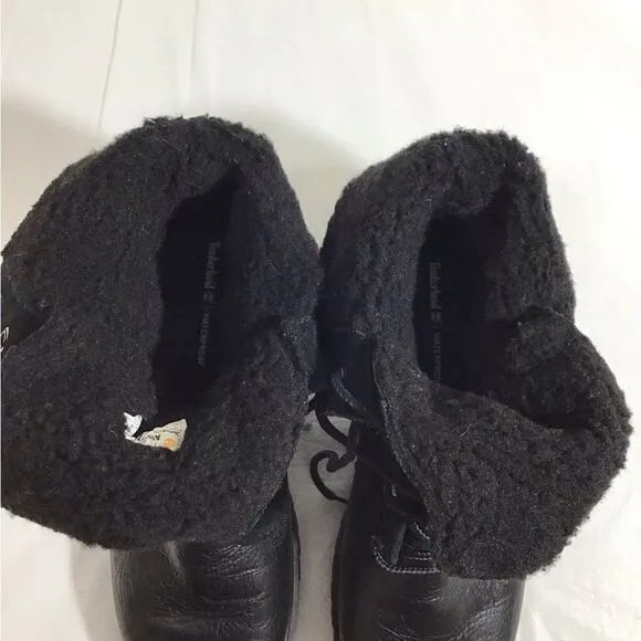 Timberland Jayne Waterproof Fleece Fold Down Ankle Boots Size 7