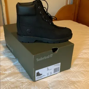 Timberland Kids Black Boots 3 Youth