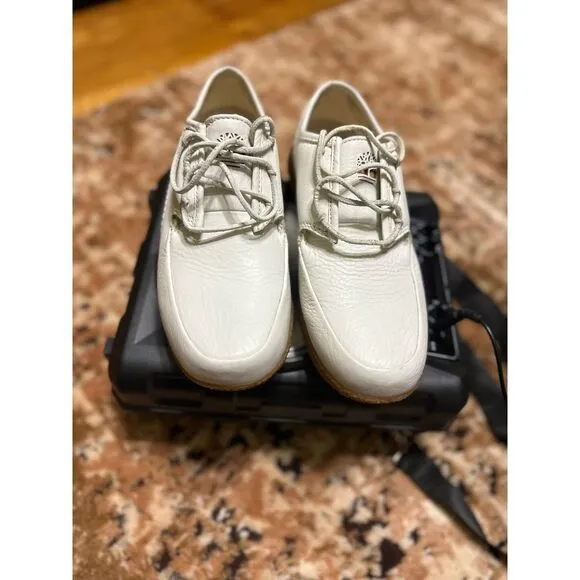 Timberland Leather Oxfords Casual Lace Up Shoes White Sneakers unisex size‎ 8