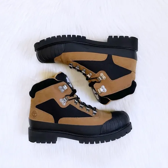 Timberland Men’s Heritage Waterproof Rubber Toe Hiking Boots