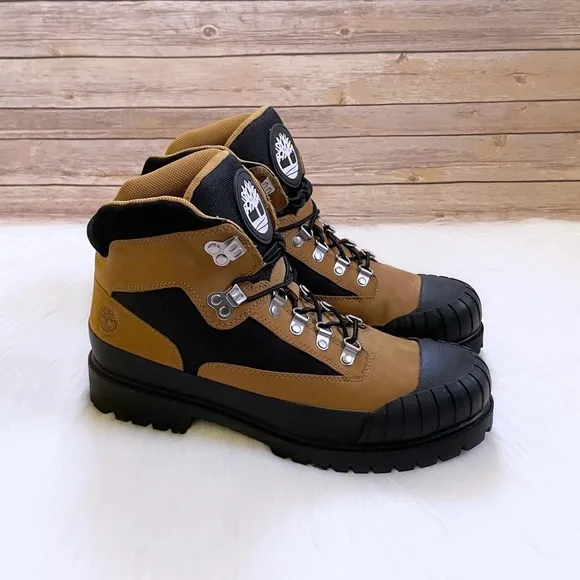 Timberland Men’s Heritage Waterproof Rubber Toe Hiking Boots