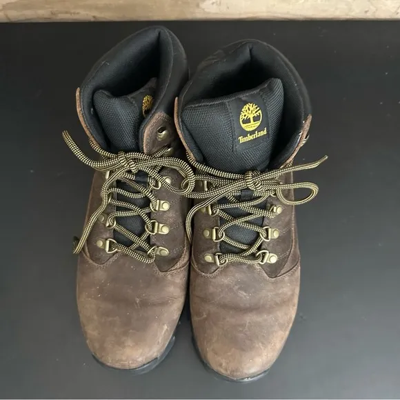 Timberland Rangeley Mid Hiker Waterproof Brown Leather Mens Size 11 Boots 9810R