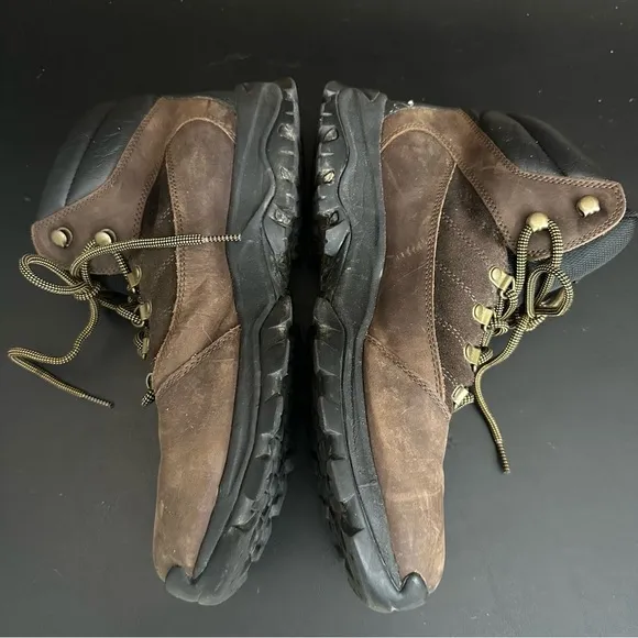 Timberland Rangeley Mid Hiker Waterproof Brown Leather Mens Size 11 Boots 9810R