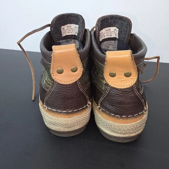 Timberland Smartwool Boots Sneakers Mens 10 Anti-Fatigue Brown Leather Gorpcore