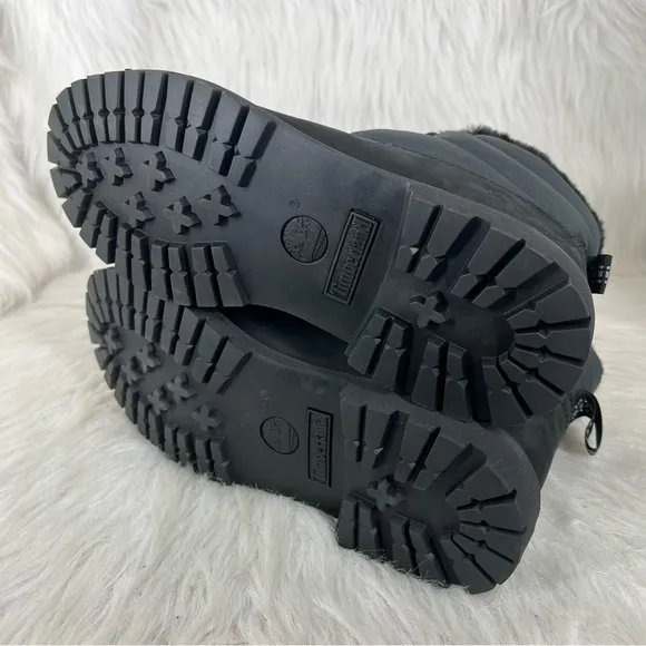 Timberland Women's Black Lace Up Boots Booties Size 9.5