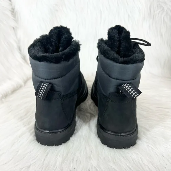 Timberland Women's Black Lace Up Boots Booties Size 9.5
