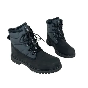 Timberland Women's Black Lace Up Boots Booties Size 9.5