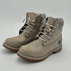 Timberland Womens Nubuck Leather High Top Waterproof 200G Boots Rubber Soles