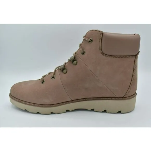 Timberland Womens Size 9.5 Keeley Field Mid Hiker Light Brown Nubuck Boots Shoes