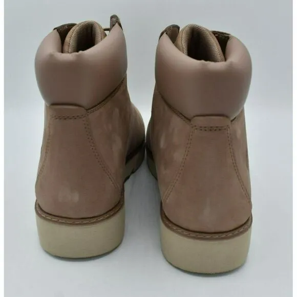 Timberland Womens Size 9.5 Keeley Field Mid Hiker Light Brown Nubuck Boots Shoes