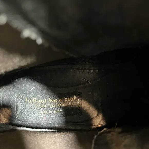 To Boot Adam Derrick brown leather boots Made in Italy