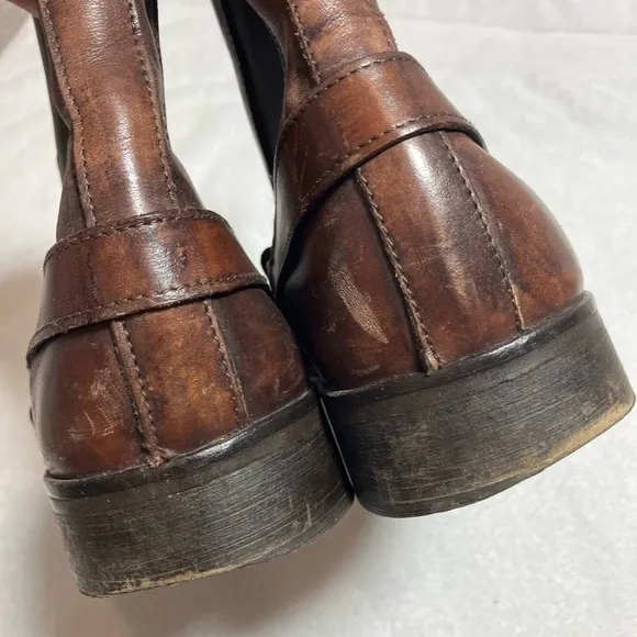 To Boot Adam Derrick brown leather boots Made in Italy