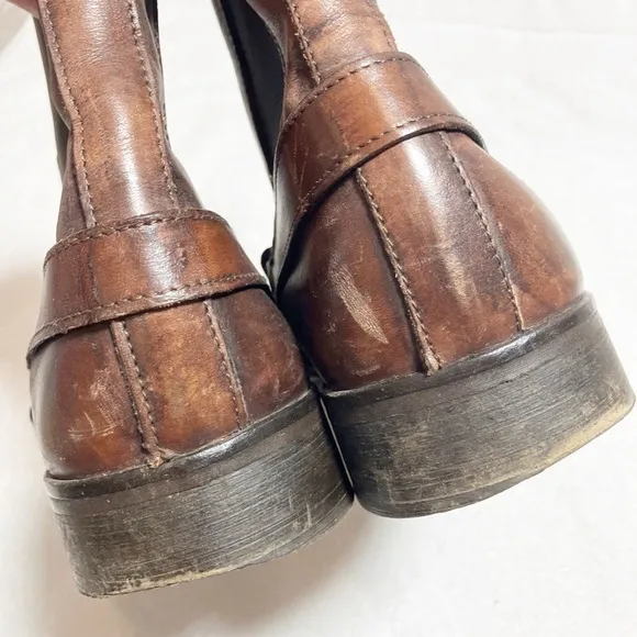 To Boot Adam Derrick brown leather boots Made in Italy