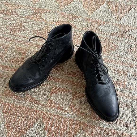 To Boot New York Mens Major Black Boots Adam Derrick Italian Leather