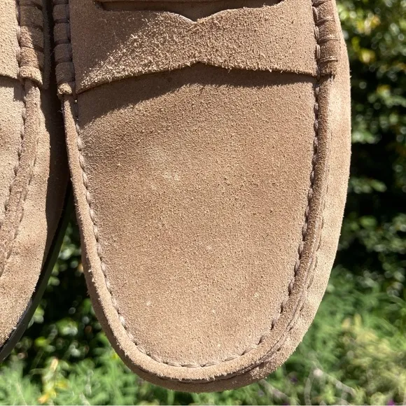Tod's Men's Mocassino Gommino Leather Driving Shoes Loafer Brown Tan Italy 6.5