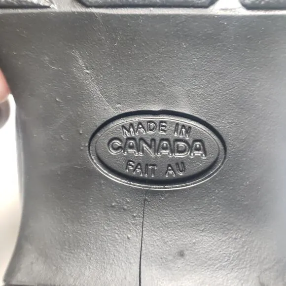 Toe Warmers Canada Active black winter weather waterproof boots size 9 N