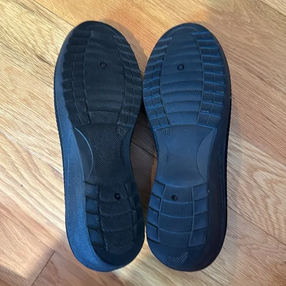 TOMMY BAHAMA mesh Black Lizzie Demi Memory Foam Slip-On Wedge Shoes sneakers 8.5