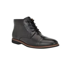 TOMMY HILFIGER Mens Black Rawstin Cap Toe Lace-Up Dress Chukka Boots 10 M