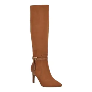 Tommy Hilfiger Women's Jullie Ankle Strap Knee High Dress Boots Brown Size 8