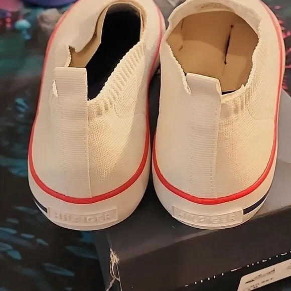 Tommy Hilfiger Gilrey Men's White Slip-On Shoes 9.5 Nib