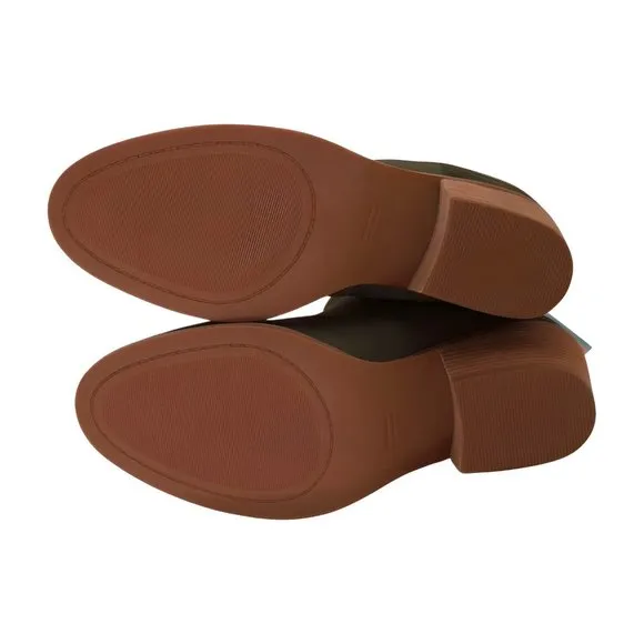 TOMS Olive Everly Leather Boots Womens Shoes, Olive, Size 6.5