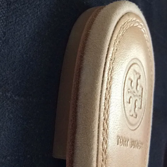 Tory Burch Annabelle Kid Suede Bow Slide
