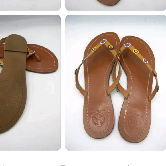 Tory Burch Beaded sandals 10‎