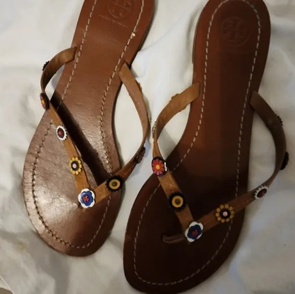 Tory Burch Beaded sandals 10‎