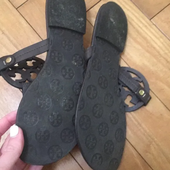 Tory Burch Chocolate Brown Miller Sandals size 7