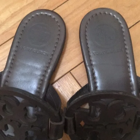 Tory Burch Chocolate Brown Miller Sandals size 7