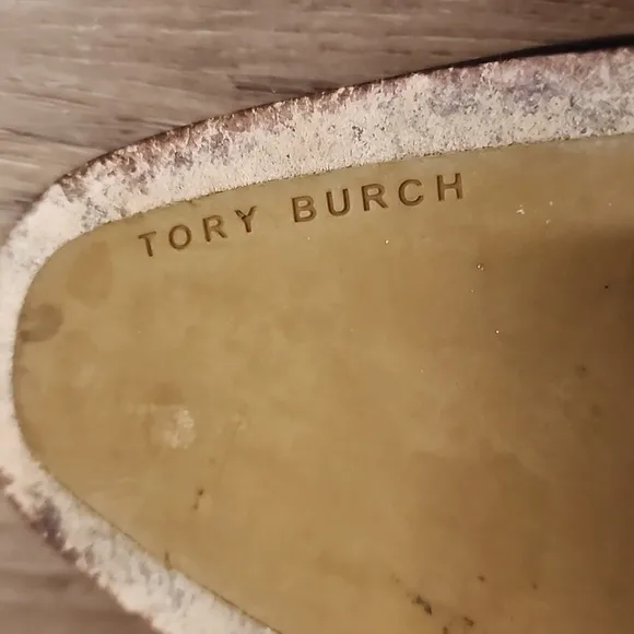 Tory Burch Kira Loafers Elastic Back Nappa Leather Classic Flat Shoes size 9