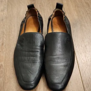 Tory Burch Kira Loafers Elastic Back Nappa Leather Classic Flat Shoes size 9