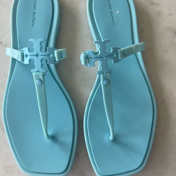 TORY BURCH TURQUOISE SANDALS!! New!! Size 9