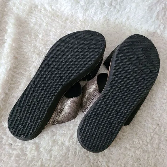 Trask Codi Crossover‎ Leather Slip-on Sandals size 9.5