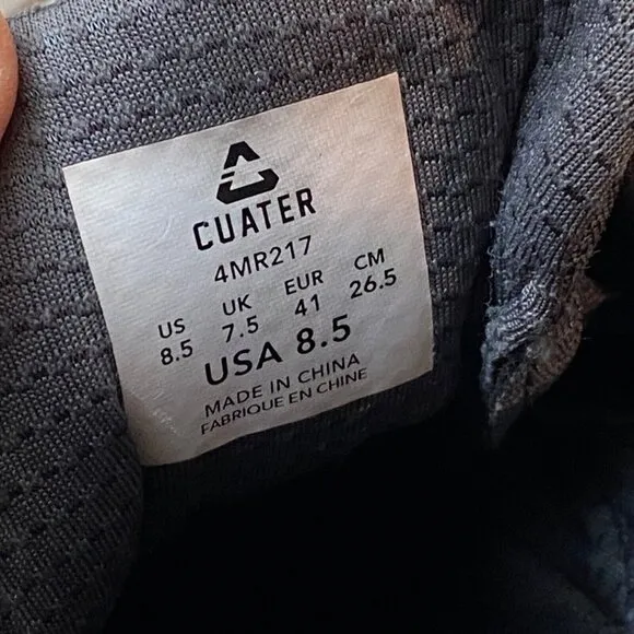 Travis Mathew Cuater The Wild Card Spikeless Golf Shoes Size 8.5 Grey 4MR217