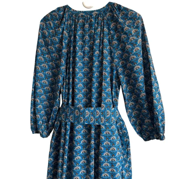 TUCKERNUCK Indigo Peacock Lyles Dress, Size L