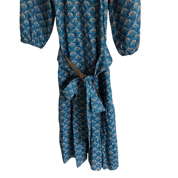 TUCKERNUCK Indigo Peacock Lyles Dress, Size L