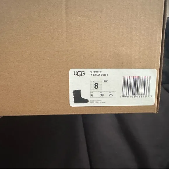 UGG Black Sheepskin Boots