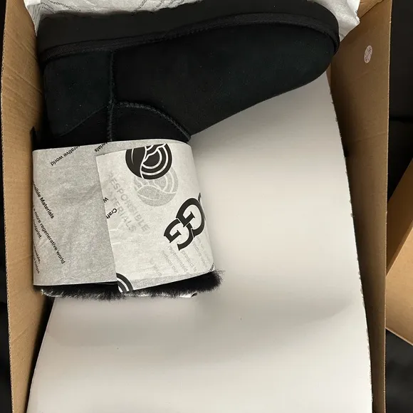 UGG Black Sheepskin Boots