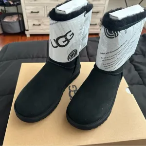 UGG Black Sheepskin Boots