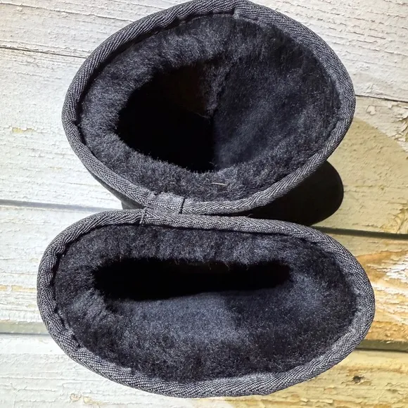 UGG Black Winter Boots with Mid-Calf Height NWOT Size 6
