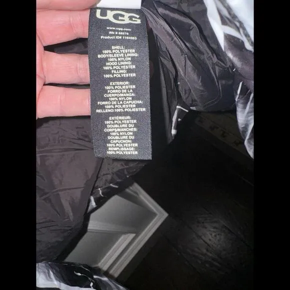 UGG CATHERINA PUFFER JACKET WOMEN LONG PARKA COAT W/ HOOD