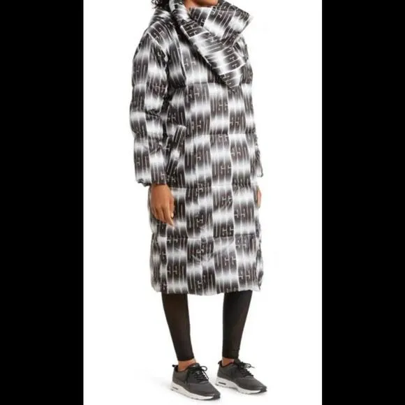 UGG CATHERINA PUFFER JACKET WOMEN LONG PARKA COAT W/ HOOD