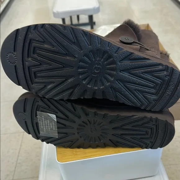 UGG Classic Short Chocolate Shearling Boots