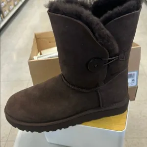 UGG Classic Short Chocolate Shearling Boots