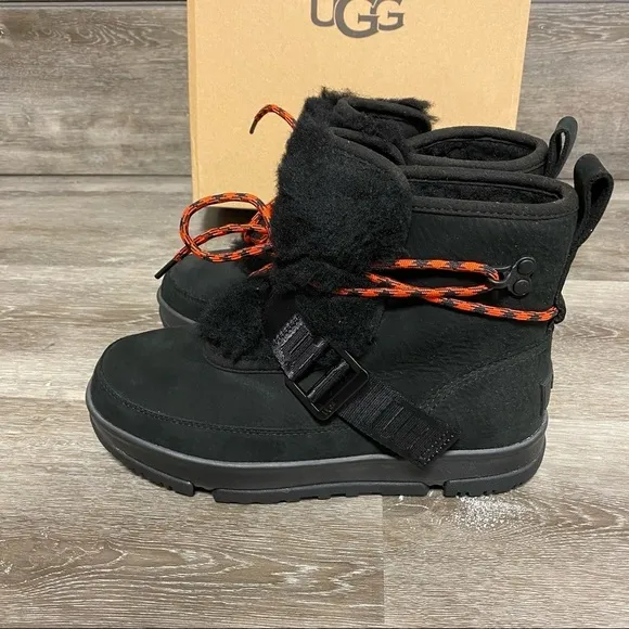 UGG | Classic Weather Hiker Boots Black Size 6 NEW
