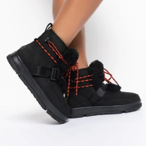 UGG | Classic Weather Hiker Boots Black Size 6 NEW